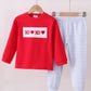 HD26 • Boys embroidered Valentine’s Day pant set