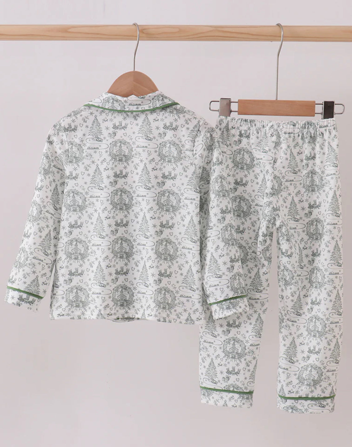 HD Xmas 25 • unisex green tree  pajama set