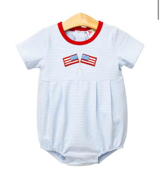 Jellybean • boys stars & stripes bubble