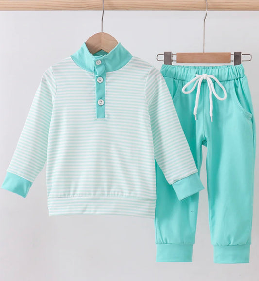 HD26 • boys blue stripe pant