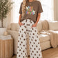 Polka Dot Wide Leg Pants RTS