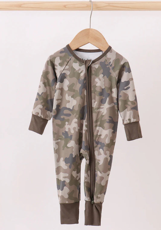 Bamboo • brown camo zippy