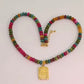 Beaded Gold Plated Initial Necklace RTS