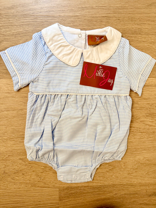 Mj26 • boys collard Asher blue bubble (589)