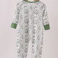HD Xmas 25 • boys green tree print romper