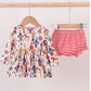 Christmas 2025 • Girls red nutcracker bloomer set