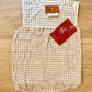 MJ26 • Boys colton khaki gingham bubble (574)