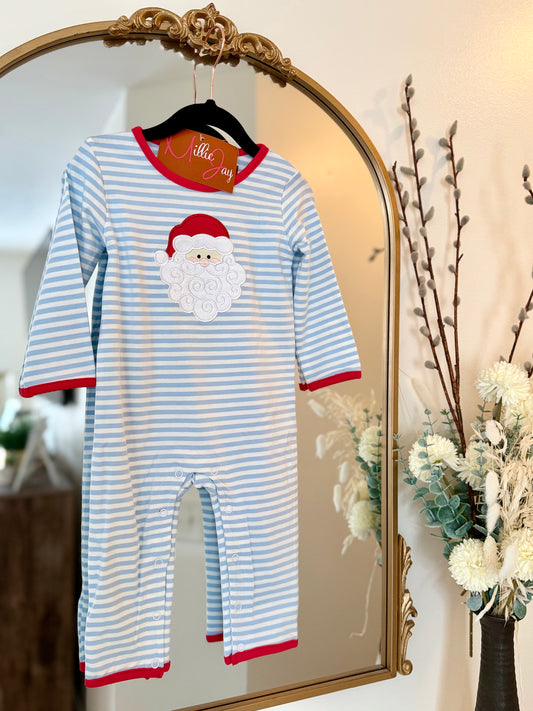 MJ25 • Boys Appliqué Santa Romper