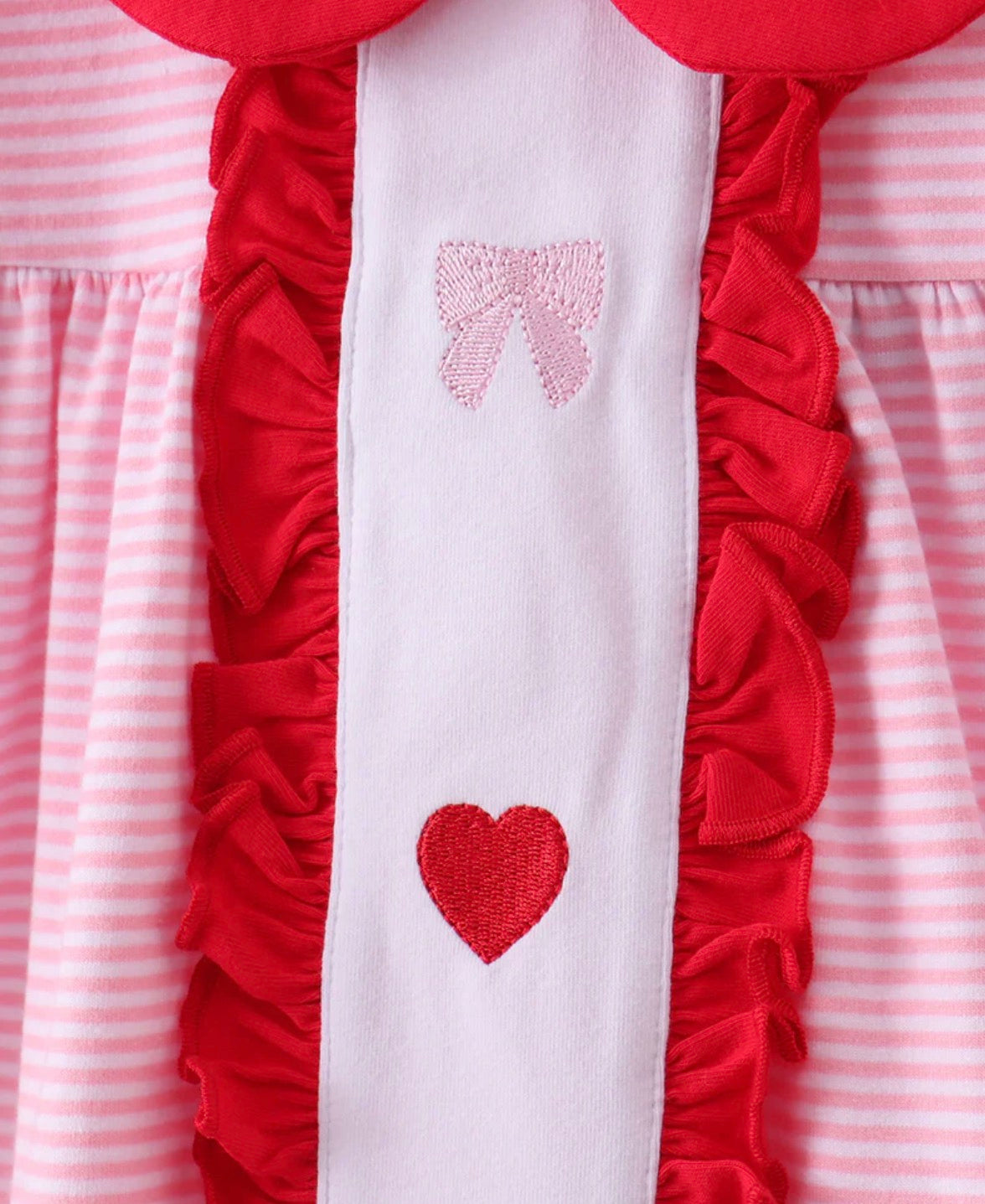 HD26 • girls embroidered Valentine’s Day pant set
