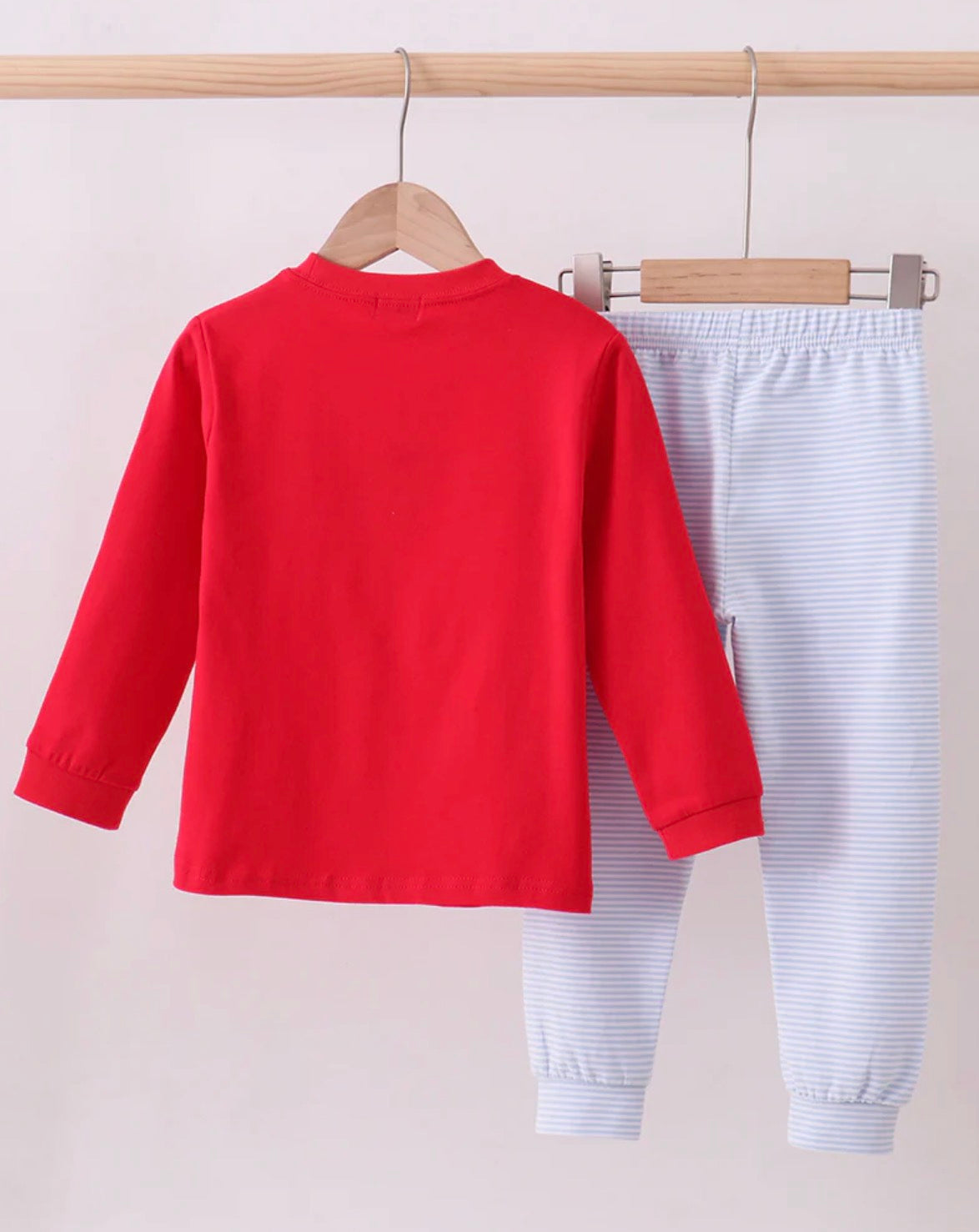 HD26 • Boys embroidered Valentine’s Day pant set