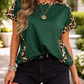 Leopard Trim Shirt RTS