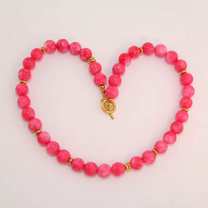 Color Pop Jade Chocker Necklace RTS