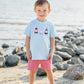 Jellybean • Boys Red, White, and Bouy Short Set.
