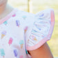 Jellybean • Girls summertime sweets flutter sleeve bubble.