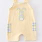 Mustard Rabbit Applique Boy Jon Jon