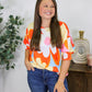 Groovy Floral Blouse RTS