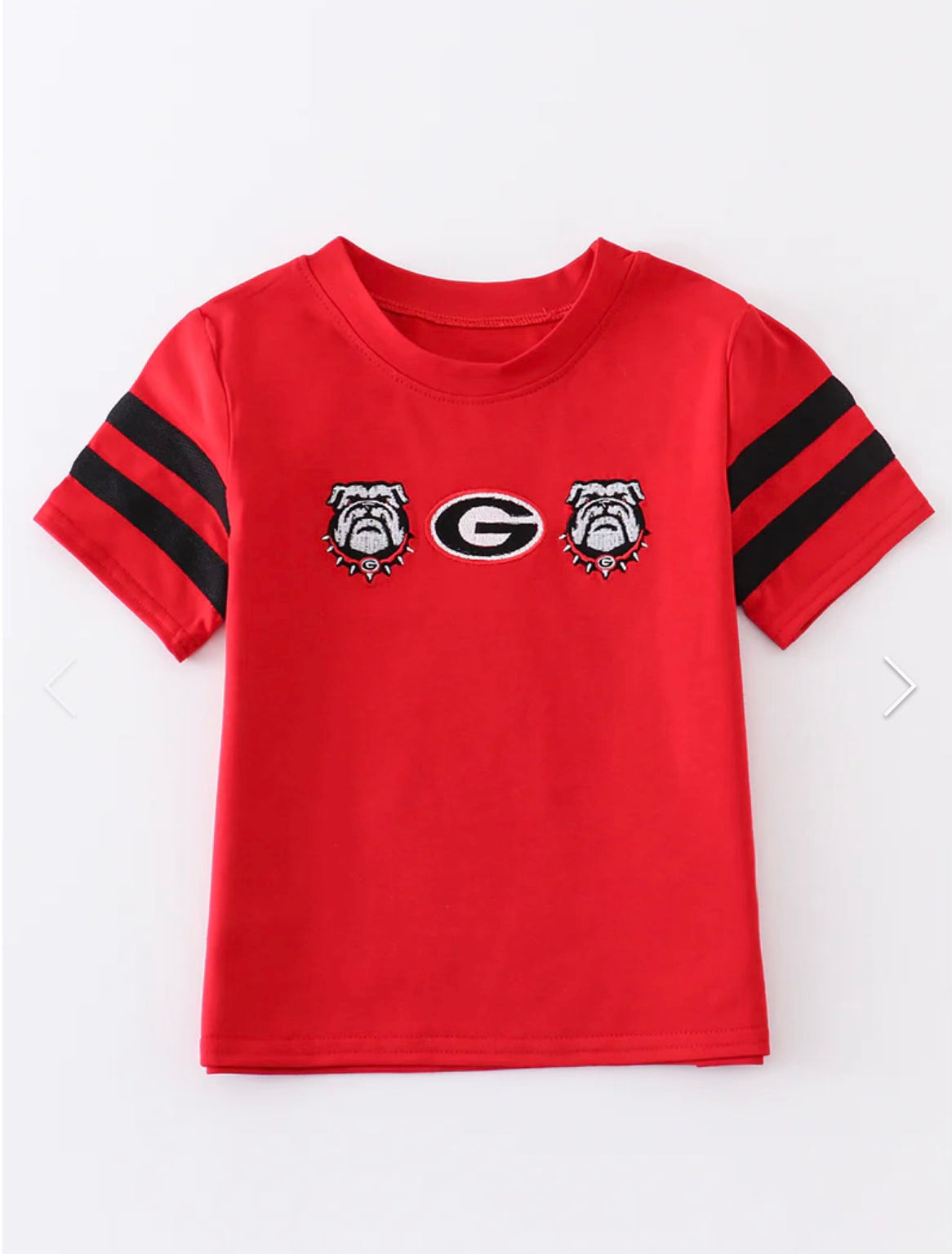 Georgia Bulldog Boys Embroidery Top