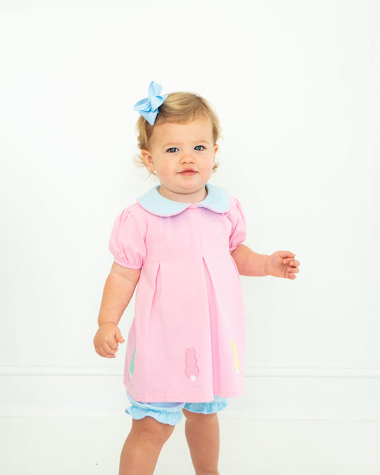 Jellybean • Girls Bunny Pleat Bloomer Set