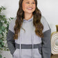 Grey Textured Hoodie RTS