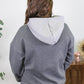 Grey Textured Hoodie RTS