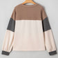 Colorblock Waffle Knit Henley Top RTS