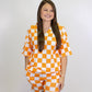 Orange Checkered Set LT