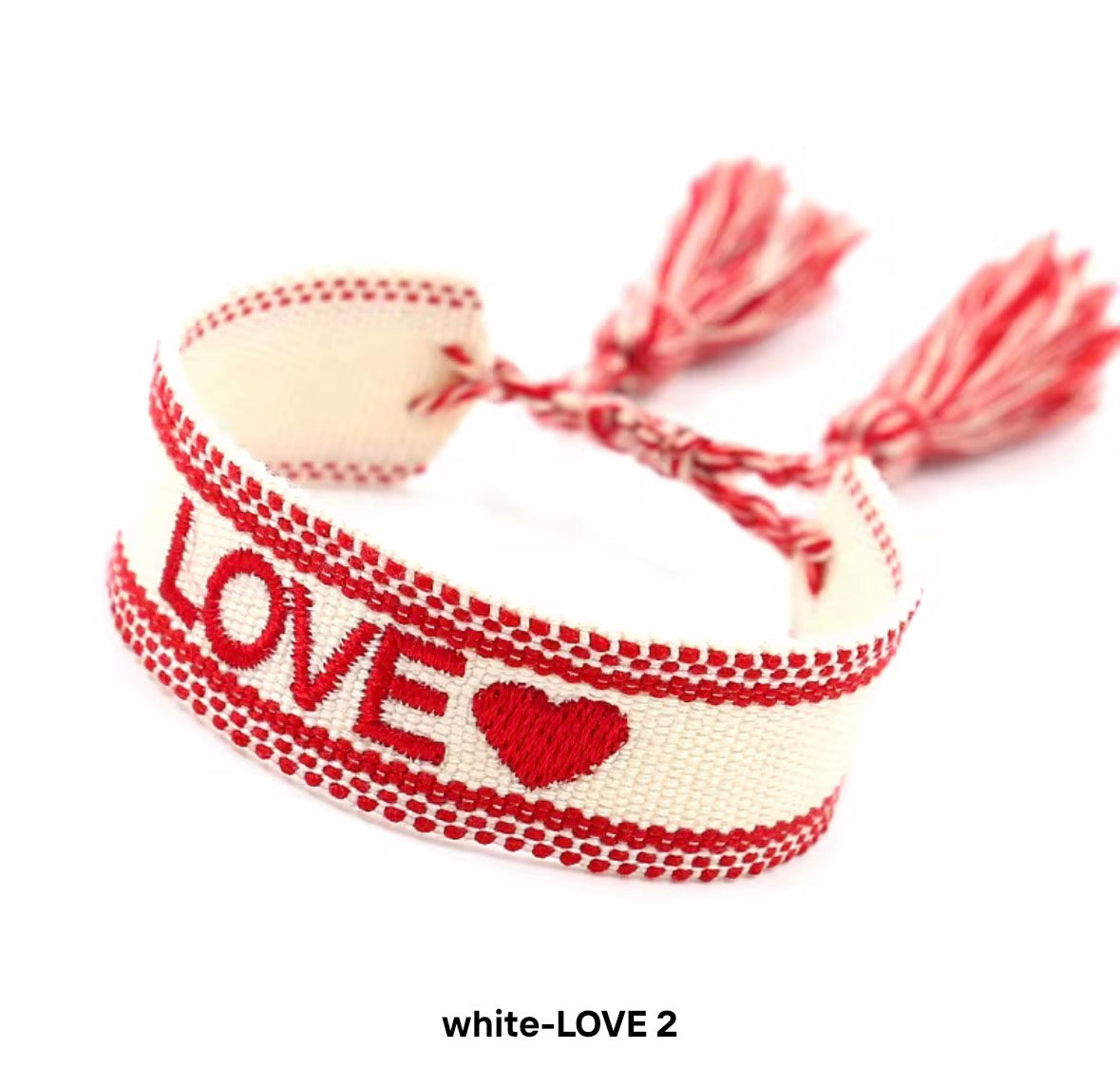 Embroidered Tassel Bracelets RTS