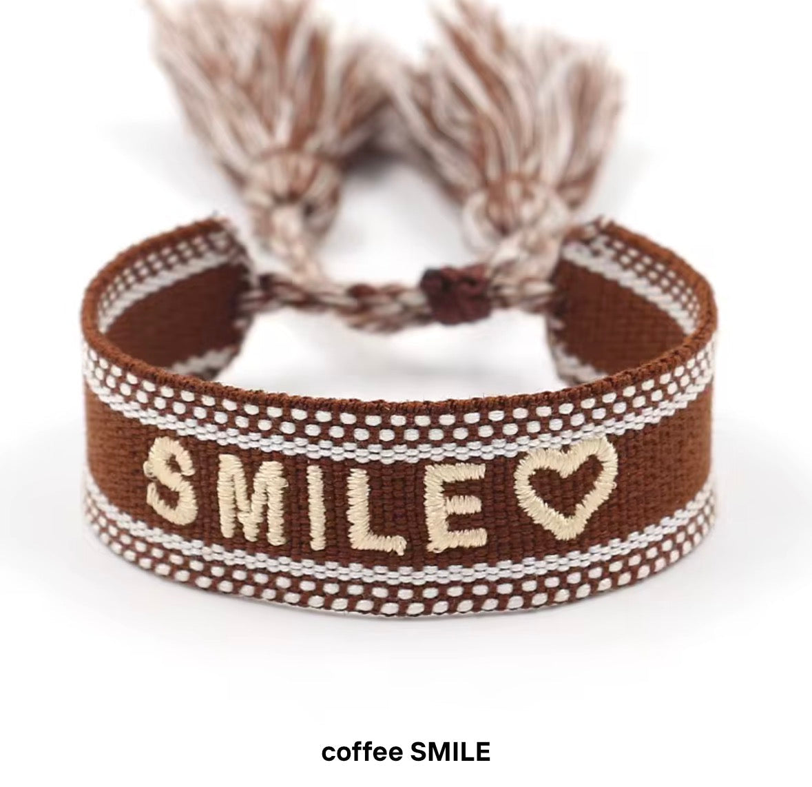 Embroidered Tassel Bracelets RTS