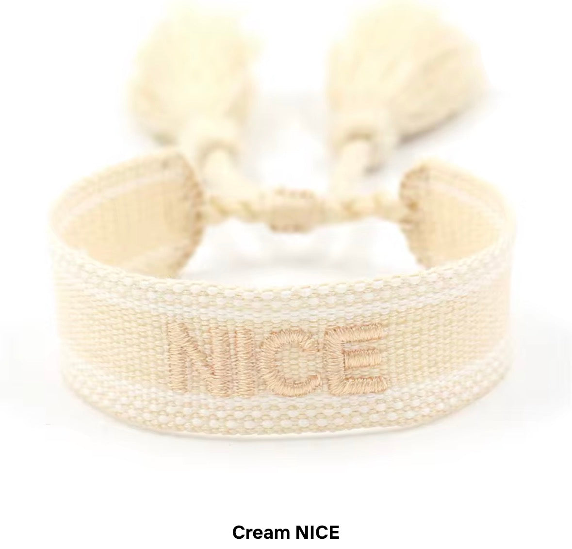 Embroidered Tassel Bracelets RTS