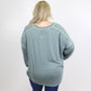 Green Plus Size Pullover LT