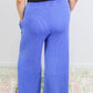 Blue Ribbed Plus Size Pants LT