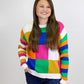 Rainbow Checkered Sweater LT