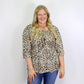 Leopard Plus Size Blouse LT