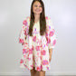 Pink Floral Babydoll Dress RTS