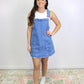 Short Denim Overall Dress LT