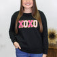 Black XOXO Chenille Pullover LT