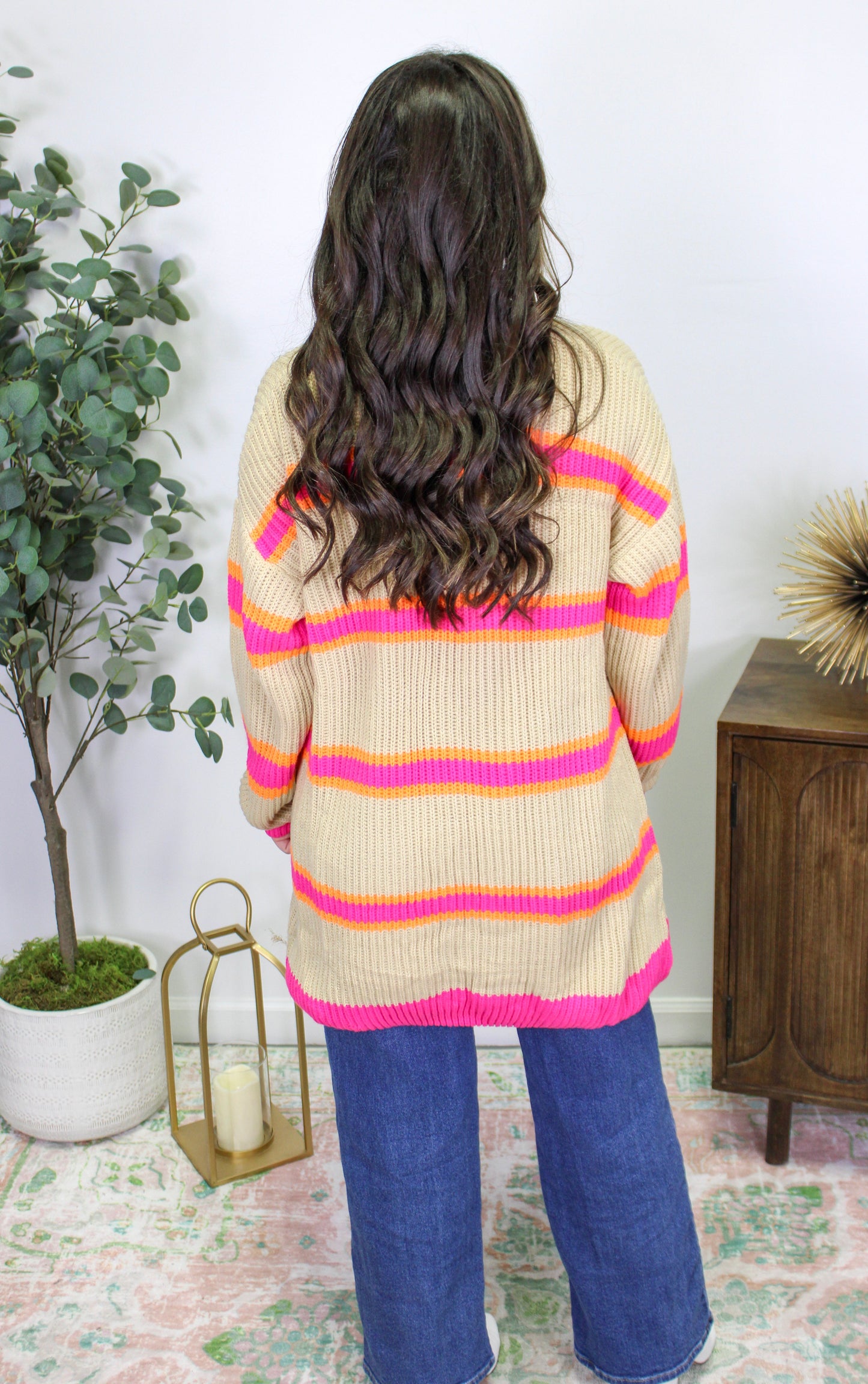 Pink and Orange Cardigan LT