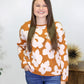 Chestnut Floral Sweater LT