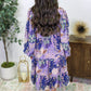 Purple Floral Dress LT