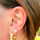 Pearl Hoop Earrings New RTS
