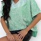 Green Sequin Top LT