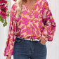 Pink Floral Blouse LT