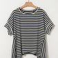 Flowy Black Striped Top LT