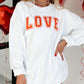 White LOVE Crewneck LT