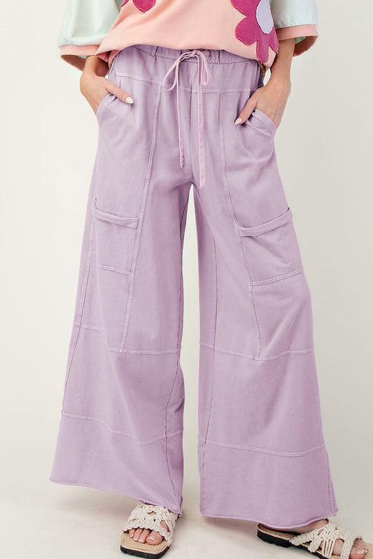Purple Cargo Pants LT