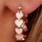 Heart Hoop Earrings LT