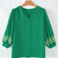 Green Embroidered Blouse LT