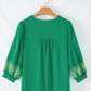 Green Embroidered Blouse LT