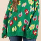 Green Leopard Plus Size Sweater LT