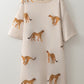 Cheetah Plus Size T Dress LT